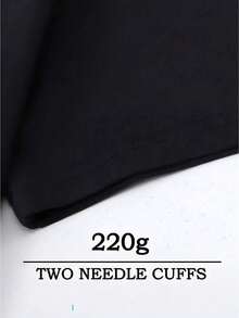 Women's Casual T-Shirt With "Keith Haring" - Themed Graphic Print Casual Soft Short Sleeve Pure Cotton 220gsm T - Shirt - 黑色 - 查看 6