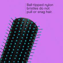 Conair Salon Results Detangling Hairbrush For Men And Women All Hair Types With Nylon Bristles - 藍綠色 - 查看 3