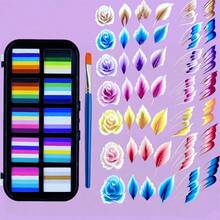 Paleta de 57 colores solubles en agua para pintura facial y corporal con 10 ranuras, fácil de aplicar y limpiar, incluye 1 pincel, adecuada para Halloween, cosplay, fiestas artísticas, maquillaje de escenario, carnaval