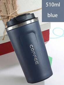 1 件/510 毫升便携式拿铁咖啡杯、旅行饮水杯、不锈钢冰茶杯、隔热平底杯、保温水瓶、双层不锈钢保温杯、防滑外壳真空瓶、旅行、便携式欧洲高端精致拿铁杯，男女通用，高端便携杯 - 适用于牛奶、咖啡、茶、果汁 - 彩色 - 查看 12