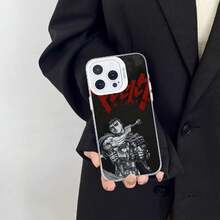 Funda de teléfono  Guts Anime para 17 16 15 14 13 12 11 Pro Max Plus Color a prueba de golpes cubierta trasera plateada - z2 - Ver 7