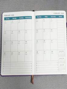 2026-2028 3-Year Monthly Planner (January To December), Soft Cover, With Elastic Pen Loop, 12-Month Display, English Version, Suitable For Organized And Fashion-Conscious Adults, For Journaling | Minimalist Design | Easy-Care Binding