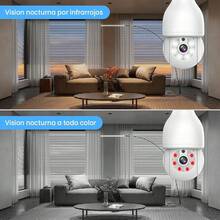 E T EASYTAO. |   2PCS Q17 Foco con Camara de  WiFi, 2MP Camara de Foco 360 ° , iCSee Tris Home App, Base E27, Visión Nocturna, Audio Bidireccional, Detección de Movimiento, Compatible con Alexa - 2 piezas - Ver 4