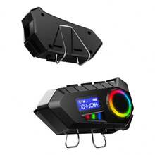 Motorcycle Helmet Bluetooth Headset Cycling Music Headset Waterproof Wireless Headset - Negro-Duro - Ver 1