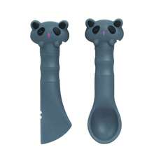 Cute Portable Bear Manual Can Opener & Feeding Scoop Set, No Electricity, Paw Print Lid Opening Function - Pet Silicone Food Spoon For Cats And Small Dogs, White/Gray/Pink 3 Colors Available - Ideal Christmas Gift, Pet Owner Designed Pet Feeding Tool, Fun Pet Supplies, Material, Suitable For Holiday Shoppers