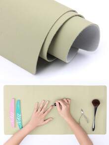 Washable Nail Art Table Mat, Foldable Nail Art Hand Pillow, Manicure Desk Mat, Soft PU Leather Manicure Arm Rest Cushion, For Nail Art Salon Home - Multicolor - View 13