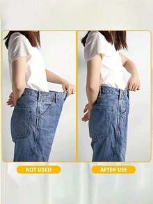 2 对花扣裤腰收紧器可拆卸腰扣别针腰带配件裤夹无需缝纫腰带收紧器