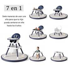 Baby Highchairs & Accessories - Navy Blue - View 3