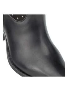 Bota Vaquera Texana Larga Tacón 7cms Tierra Bendita Moda Mujer Diseño Elegante Ajuste Cómodo Estilo Vaquero Moderno Material Duradero Temporada Otoño Invierno Colores Variados - Negro - Ver 2