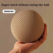 1pc Cat Toy Sisal Ball, Extra Large Self-Entertainment Gadget, Teasing Wand, Chew Toy, Squeaky Ball, Comprehensive Cat Supplies