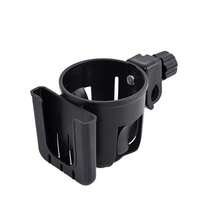 1 件多功能二合一婴儿车瓶架和电话架婴儿车自行车水杯+手机支架 - 黑色 - 查看 9