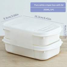 Refrigerador de calidad alimentaria, almacenamiento de frutas y verduras, preparación de platos, caja dividida, caja de embalaje de carne congelada japonesa BFW1 - 350 ml - Ver 15
