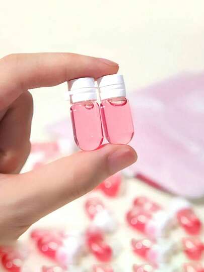 100/50 Pieces Set Of /3ml/2ml Transparent Glass Mini Bottles With Flip-Top Leak-Proof Design, Portable Cosmetic And Lotion Containers, Ideal For Essence, Makeup Remover, Shampoo, Conditioner, And More, Perfect For Travel And Makeup Storage.