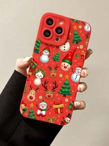 Creative, Stylish, Retro Wallpaper Suitable For 16Promax/17pro Max /17air/17/16plus/S25ultra/S25plus/S25/11/12/13/14/15/15pro/15 Plus/15 Promax/7plus/8plus/X/Xs Max/Xr/11pro/12pro/13pro/14pro/11promax/12promax/13promax/14promax/14plus- Black TPU Soft Case That Offers Shock Protection, Perfect For Christmas, Halloween, Winter, Autumn, And New Year, Making It A Great Choice For Decorating Your Phone.