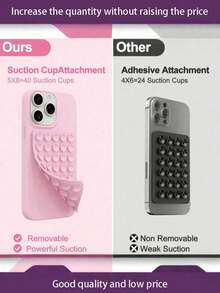 1 chiếc đế hút chân không bằng silicon, thương hiệu Octobuddy, thích hợp cho Halloween, Giáng sinh và các ngày lễ khác, có thể dùng làm quà tặng. - Nhiều màu - Xem 6
