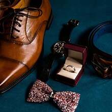 Fashionable Men's Rhinestone Multi-Color Bow Tie, Groom Wedding Ceremony Photo Shoot Party Stage Accessory Shiny Bowtie