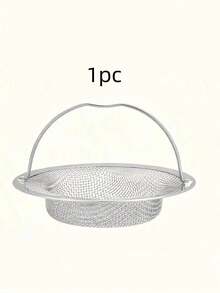 2/1pc Premium Stainless Steel Sink Strainer - Rust-Proof, Easy To Clean, Durable, Kitchen & Bathroom Drain Hair Catcher, Kitchen Sink Vegetable & Debris Filter - MultiWarna - View 10