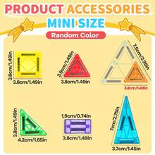 Magnetic Blocks, 150PCS Building Blocks, Magnets Building Set, STEM Construction Stacking Blocks & Montessori Learning Toy Gift For Kids 3+ Boys And Girls Preschool Kindergarden Toy, Mix Colors