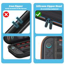 2 Storage Case, Holds Console, Joy-Con Controllers And Game Cartridges - Black - View 7