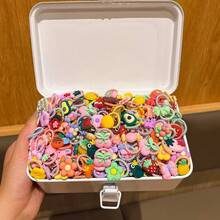 10/20/40pcs Pet Hair Accessories Set, Cute Flower, Bow, Fruit, Cartoon Animal Patterns, Suitable For Dog/Cat Hair Decoration, Hair Clips (Only Selling Hair Accessories, No Choice Of Style And Color)