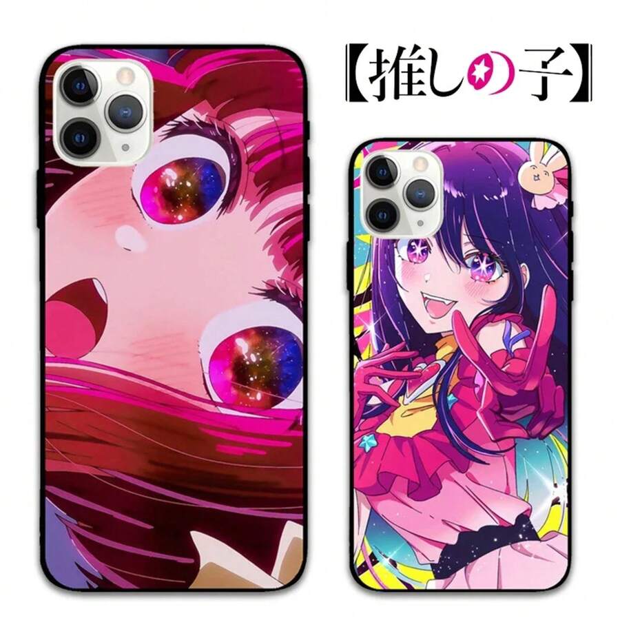 Oshi No Ko, Oshi No Ko IPhone Case, OSHI NO KO Hoshino Ai Phone Case For IPhone 12 13 14 Pro Max 11 XR X XS Max 7 8 Plus Arima Kana TPU Soft Back Anime Cases - 星野愛 9 - 查看 1