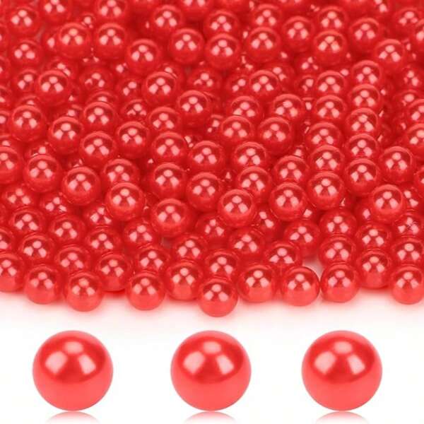 800 piezas de perlas falsas de 8mm, para rellenar jarrones, manualidades DIY, decoración de bodas, decoración de fiestas de cumpleaños, decoración del hogar, centros de mesa con velas flotantes, soportes para brochas de maquillaje, decoración navideña