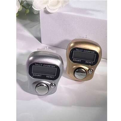 金属指环计数器，电子计数器，迷你便携式指环计数器，冥想、斋月活动用指环计数器，小礼物