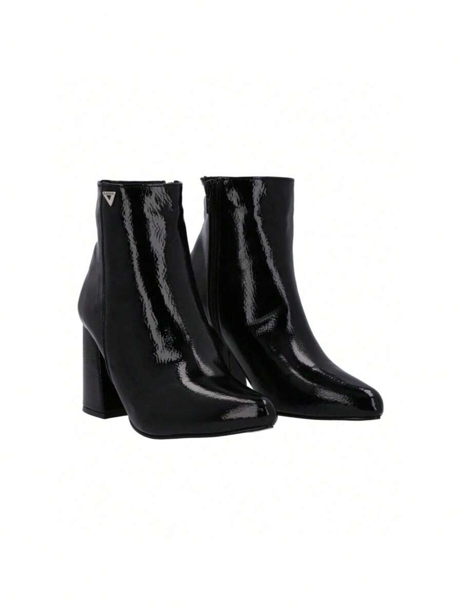 Women Mid-Calf Boots - Black - View 1