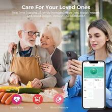 NEXUS Smart Ring For Women & Men, Health Monitoring Ring With Heart Rate, Blood Oxygen,Blood Pressure, IP68 Waterproof Fitness Ring, Sleep Monitoring For IPhone And Android, No APP Fee,Ideal For Sleep/Travel/ Outdoor,Birthday/ Anniversary /Couple Gift,Free Shipping - Silver - View 9