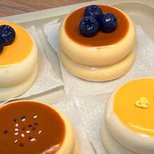 Strawberry & Blueberry Souffle Cream Squishies, Realistic Cake Squishy Toys, Stress Relief Toys, Perfect Gifts For Holidays, Birthdays, Christmas, And Parties - Multicolor - View 7