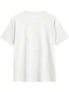 Camiseta de Fútbol 100% Algodón con Diseño de Cara de Fantasma para Hombres y Mujeres Camisetas Gráficas Deportivas Ropa de Espíritu de Equipo Ropa Atlética de Alta Calidad Ajuste Cómodo - Blanco - Ver 2