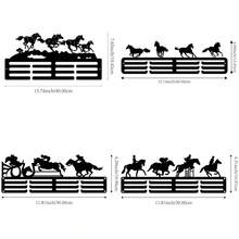 1pc Equestrian Competition Medal Display Rack, Metal Wall Decor Storage Rack, Athlete Gift