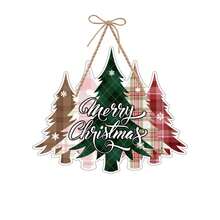 New Product Christmas Creative Door Hanging Decoration Christmas Scene Party Atmosphere Arrangement Paper Pendant Home Decor Christmas Decorations Room Decor Winter