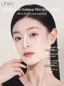 unny club 30克持久全效哑光粉底液，专为油性肌肤设计，控油，打造无瑕妆容，隐形毛孔，适合运动，防水防汗，哑光妆效，12小时控油，瓷白色 - N01自然色-油皮 - 查看 3