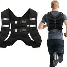 1 pieza Chaleco con peso ajustable, adecuado para correr, entrenamiento, ejercicio, trotar, caminar - Unisex