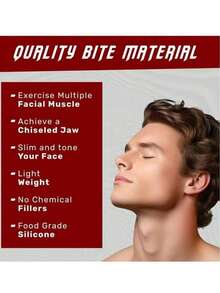 升级版硅胶下颌线训练器，强效下颌线训练器，锻炼下颌线，塑造下颌线，瘦脸，让您看起来更年轻更健康 - 适合不同年龄段用户 | 瘦脸塑形 - 彩色 - 查看 4