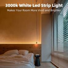 Dải đèn LED 50FT dùng nguồn USB, đèn chiếu sáng linh hoạt màu trắng ấm dùng cho đèn nền TV, phòng ngủ, phòng khách, Halloween, bàn làm việc, du lịch, cắm trại, tiệc tùng - Bao gồm nguồn sáng chụp đèn bằng nhựa, đồ trang trí Halloween, đồ trang trí Giáng sinh, quà tặng Giáng sinh, đồ trang trí Giáng sinh - Trắng ấm - Xem 8