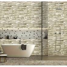 A Roll Of Light Gray Wallpaper With A Linen-Textured Pattern. It's Easy To Peel And Stick, Allowing For Flexible Splicing. Suitable For Decorating Bedroom Walls, Living Room TV Background Walls, As Well As Table And Cabinet Stickers, And Even For Renovating Outdoor Gardens.