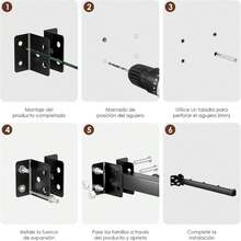 Tendedero Plegable Retráctil para Ropa con 20 m y 30 Clips - 1 - Ver 3