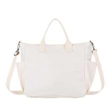Multineos Comercial Large Crossbody Nylon Women's Bag For Men For Work And Study - 白色 - 查看 4