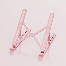 Lenovo ZJA3 Laptop Stand, Ergonomic Two-Way Adjustable Stand, Healthy Office Sitting Support, Enhanced Heat Dissipation Design, Stable Non-Slip Base, Pink - Pink - View 5