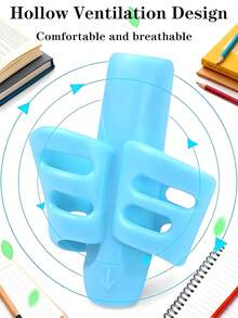 JuneLsy Pencil Grips For Kids Handwriting Pencil Gripper Pencil Holder Posture Correction Training Writing AIDS For Preschooler Kids Toddler Children Special Needs