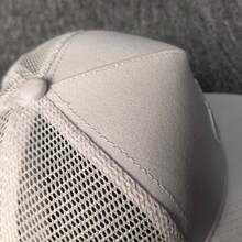 可调节透气运动遮阳帽，男女通用棒球帽 - 白色 - 查看 2