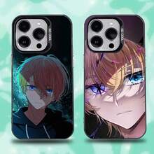 Oshi No Ko, Oshi No Ko IPhone Case, Oshi No Ko Aqua Anime Phone Case For IPhone 16, 15, 14, 13, 12, 11, Pro, Max, Plus, Mini, XS, SE, Shockproof, Black Matte Hard Bumper - Z1 - 查看 3