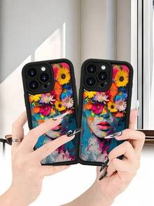 Selected SimplicityFloral Art Phone Case-High end | Elegant | Yellow resistant and wear-resistant | Scratch resistant and drop resistant | Wholesale of phone cases - UV printing for  17/1 - Negro - Ver 8