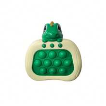 Quick Push Decompression Game Glow Decompression Toys Electric Popular Bubble Game Controller Handheld Puzzle Game Sensory Toys Children's Christmas - 綠色 - 查看 5