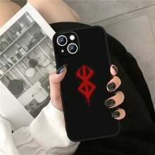 s, s -Hülle Anime  Schwarze Handyhülle für Apple  16 15 14 13 12 mini 11 8 7 Pro Max Plus Silikon Funda Shell Weiche Abdeckung Capa - Hbk08 - Übersicht 7