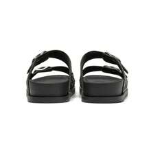 Women's Sandal Papete New Rhinestones With Adjustable Buckle Birken Meijile Original - 黑色 - 查看 5