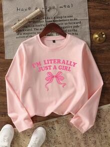 3 件套青少年女孩休闲图案印花圆领短袖 T 恤，夏季上衣 - 深灰色 - 查看 2