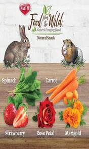 Kaytee Food From The Wild Natural Snack For Pet Rabbits, Guinea Pigs And Other Small Animals, 1 Ounce, Family Dinner Supplies, Christmas Party Supplies - 白色 - 查看 2